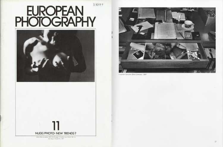 EUROPEAN PHOTOGRAPHY Nr. 11, Juli/August/September 1982, Thema: Nude/Photo: New Trends?