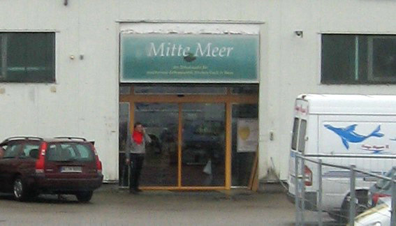 Geschäft »Mitte Meer» auf dem Gelände des Hamburger Bahnhofs, Berlin, Foto © Friedhelm Denkeler 2008