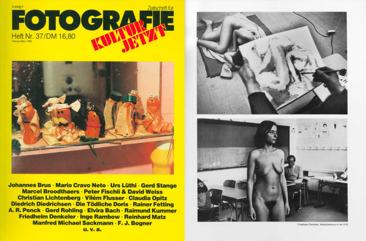 »Zeitschrift für FOTOGRAFIE« (mit Photographien von Friedhelm Denkeler), Heft-Nr. 37, Februar/März 1985
