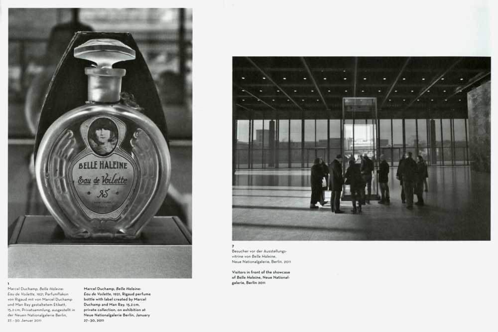 »The Indefinite Duchamp« mit »Belle Haleine« (Seite 292 + 296 mit Fotos von Friedhelm Denkeler, Duchamp Forschungszentrum Schwerin, 2013
