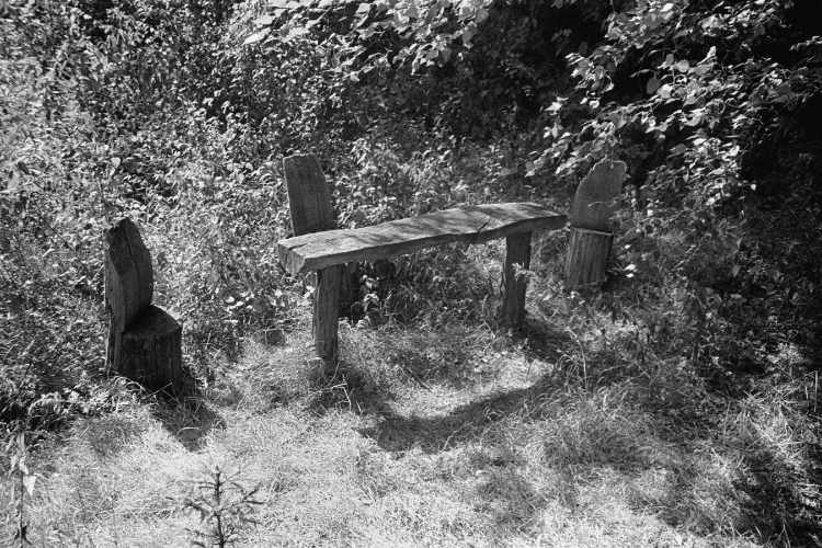 »Ein Tisch und drei Stühle«, Wutzsee, Brandenburg, 1995