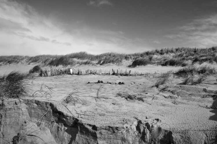 »Zweifache Barrikade«, Hörnum, Sylt, 2008